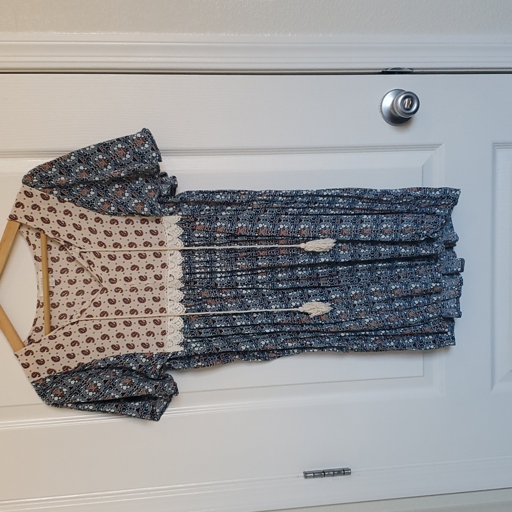 Umgee boho babydoll dress
